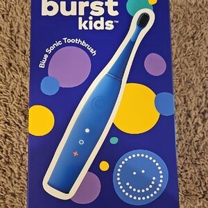 NIB BURST Kids Blue Sonic Toothbrush
